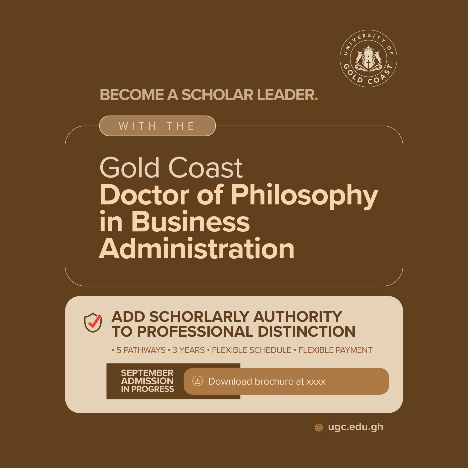 Add scholarly authority to professional distinction.