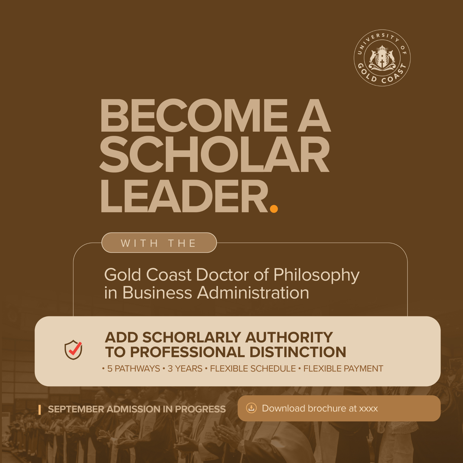 Become a Scholar Leader.